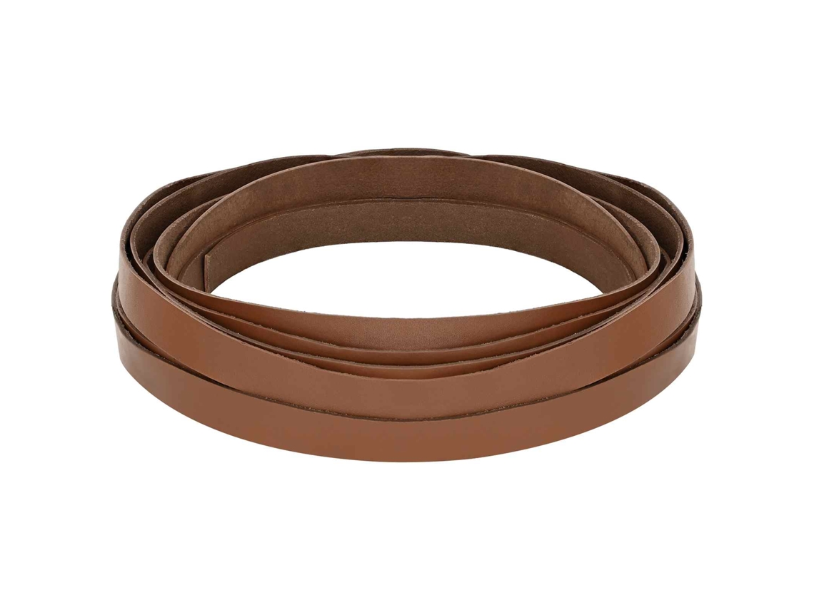 Conjunto 1 Material De Artesanato Vidaxl Castanho Couro (500 X 2 Cm)