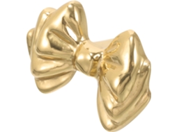 Puxador Decorativo Dourado Em Latão Para Móveis, Estilo Arco