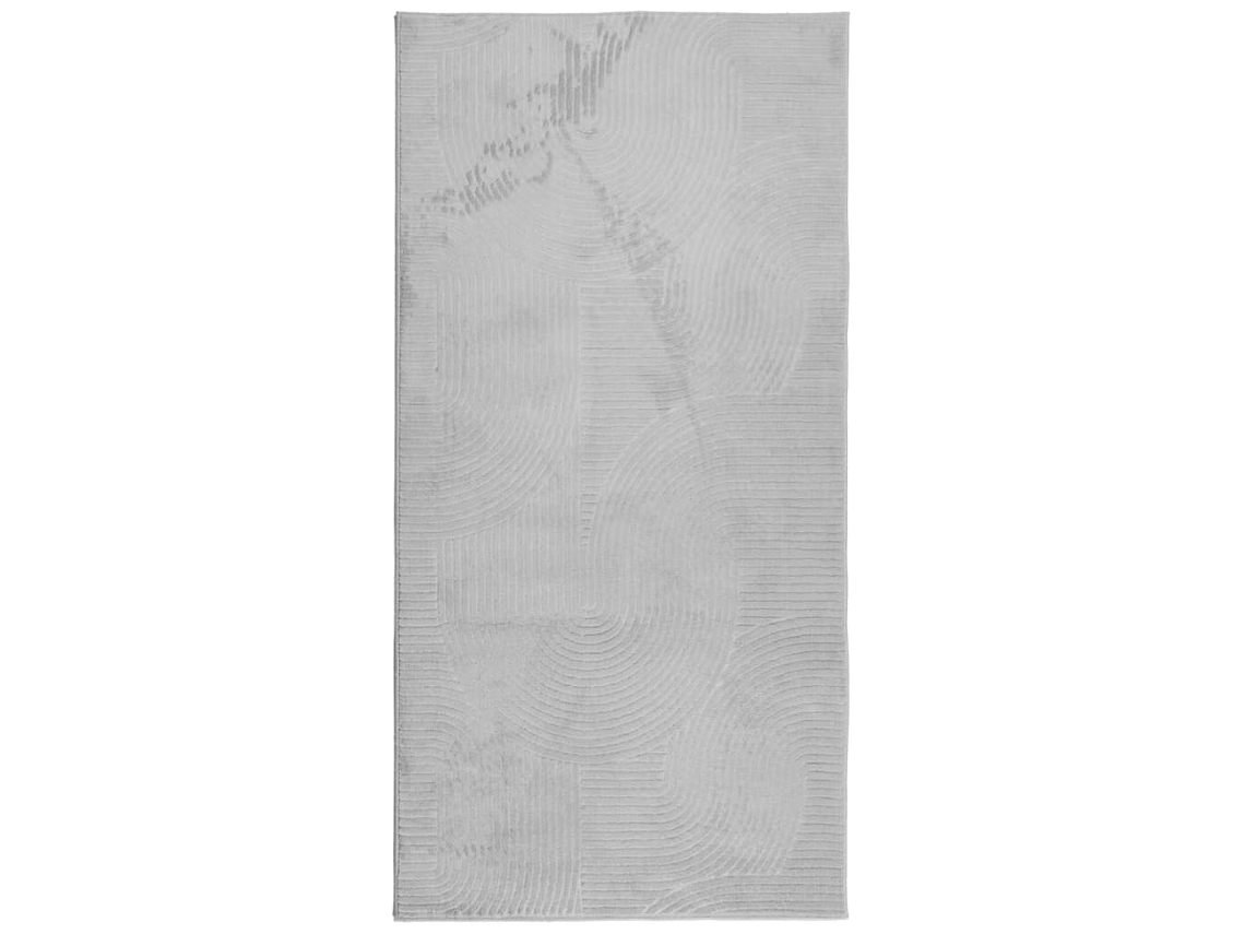 Rug, Rugs Vidaxl Cinzeto Poliéster (100 X 200 Cm)