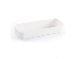 Organizador de gaveta plástico com divisórias 26,5x8,5x4,5cm S/MARCA