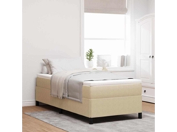 Vidaxl Cama Box Cinza Verde 100 X 200 Cm Tecido De Veludo Cotele