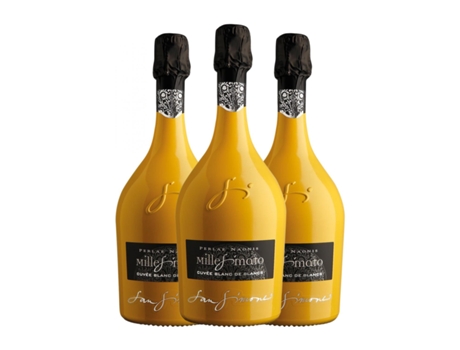 Espumante GINO BRISOTTO Millesimato Cuvée Blanc de Blancs Yellow Brut (0.75 L - 3 Unidades)