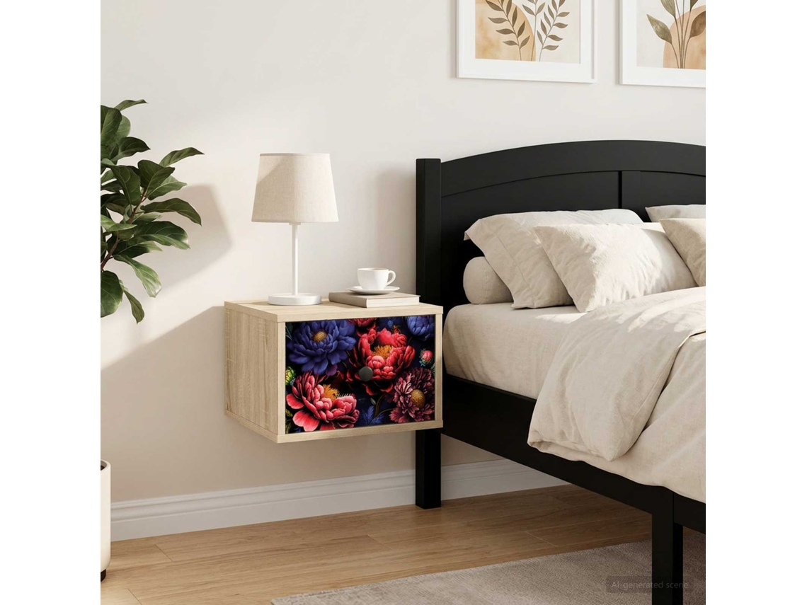 Vidaxl Armário De Cama Montado Na Parede Kiel 2 Unid. Carvalho Sonoma