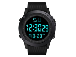Relógio Esportivo Digital Led Militar Multifuncional Impermeável e Luminoso para Uso Externo MDUG (preto)