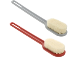 Escova De Banho Esfoliante Beaupretty 2 Peças Com Cabo Longo, Escova Para Limpeza Do Corpo E Costas, Cor Aleatória