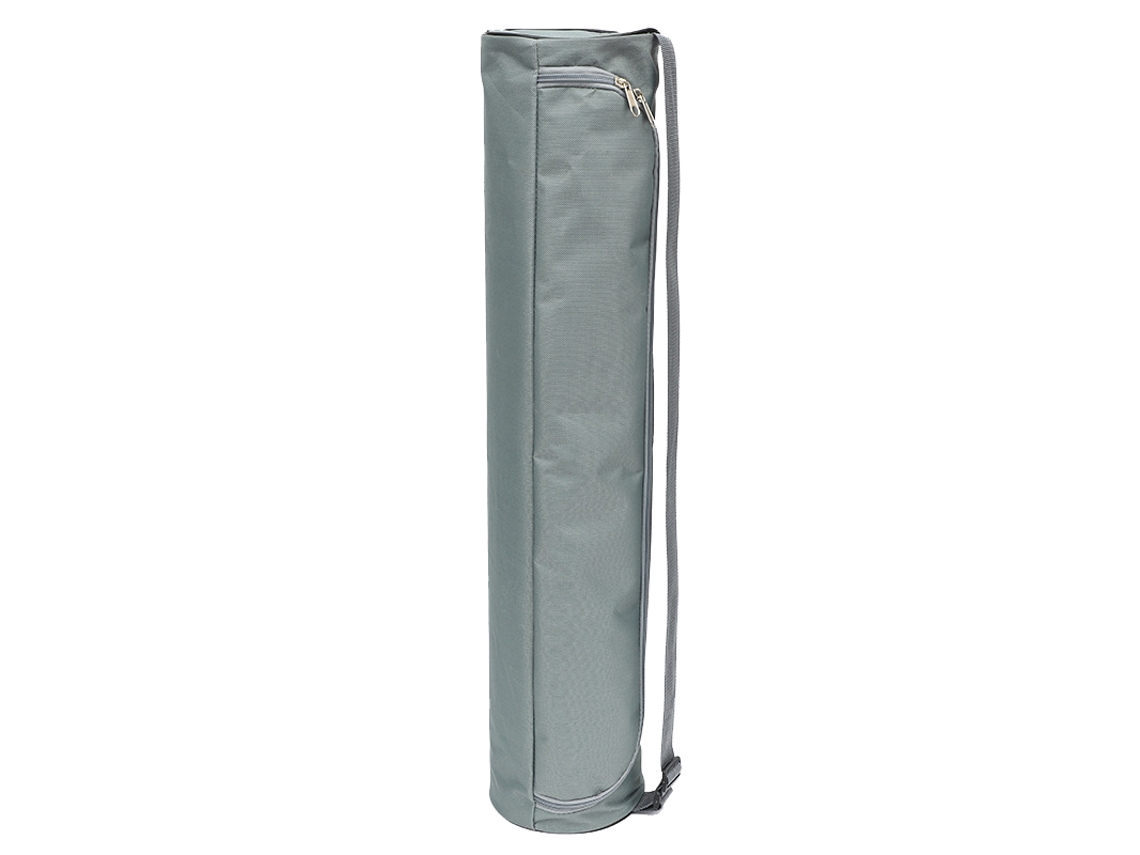 2026bolsa De Armazenamento Para Colchoneta De Yoga Oxford Impermeável Com Cremalheira E Correia Ajustável Cinza