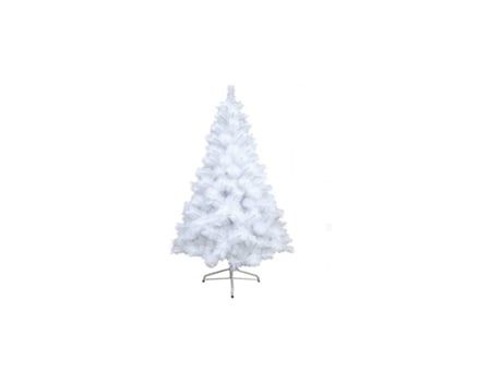 Árvore De Natal 210cm 2.1m Pinheiro Artificial Decoração Natalícia com Base Metálica Ramos Brancos com efeito de neve