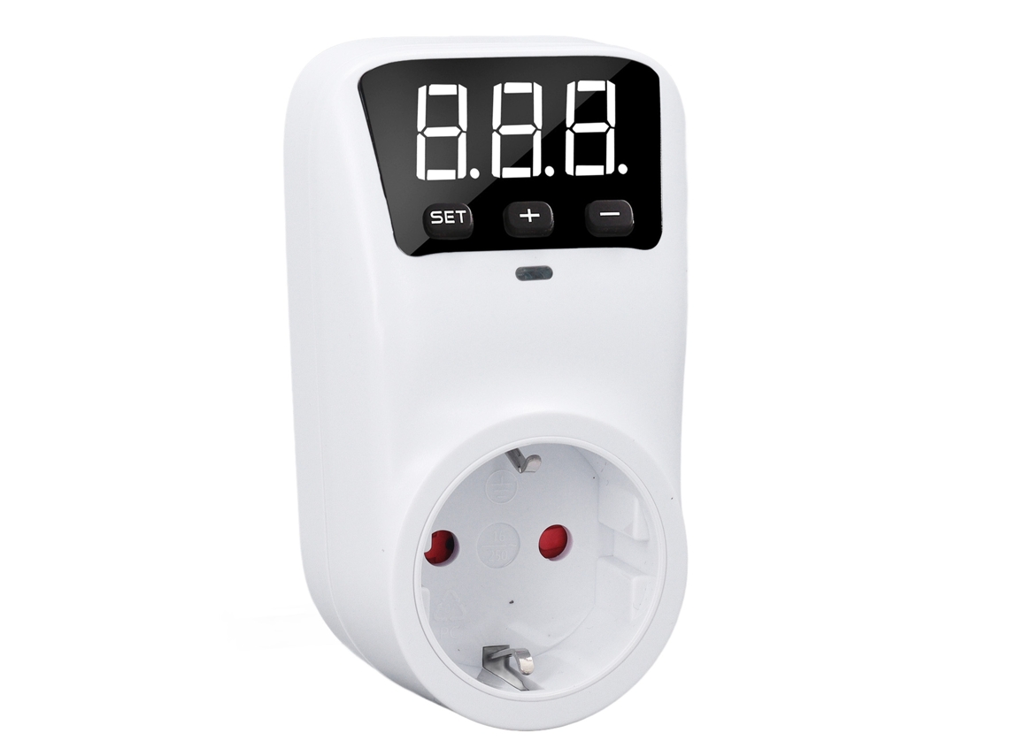 Laxiscreed Tomada Com Display Digital De Proteção Contra Sobretensão E Subtensão Para Electrodomésticos