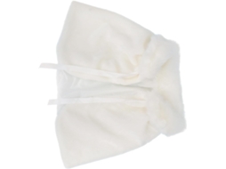 Xale Branco Inverno para Casamentos, Estilo Refinado, Tamanho Único 36-43 cm, Tecido Macio E