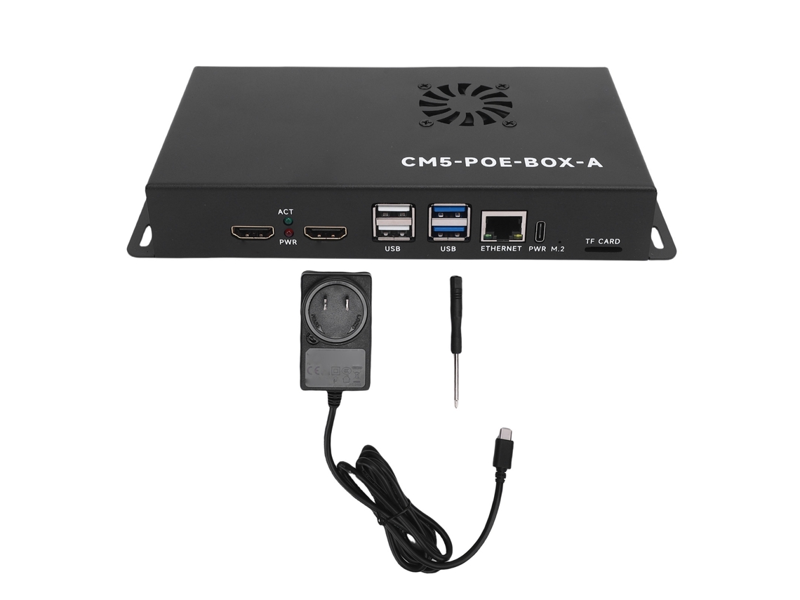 Placa Base Poe Do Compute Module 5 Placa De Expansão Mipi M.2 Hdmi Usb Eth Cm5 Plugue Eua