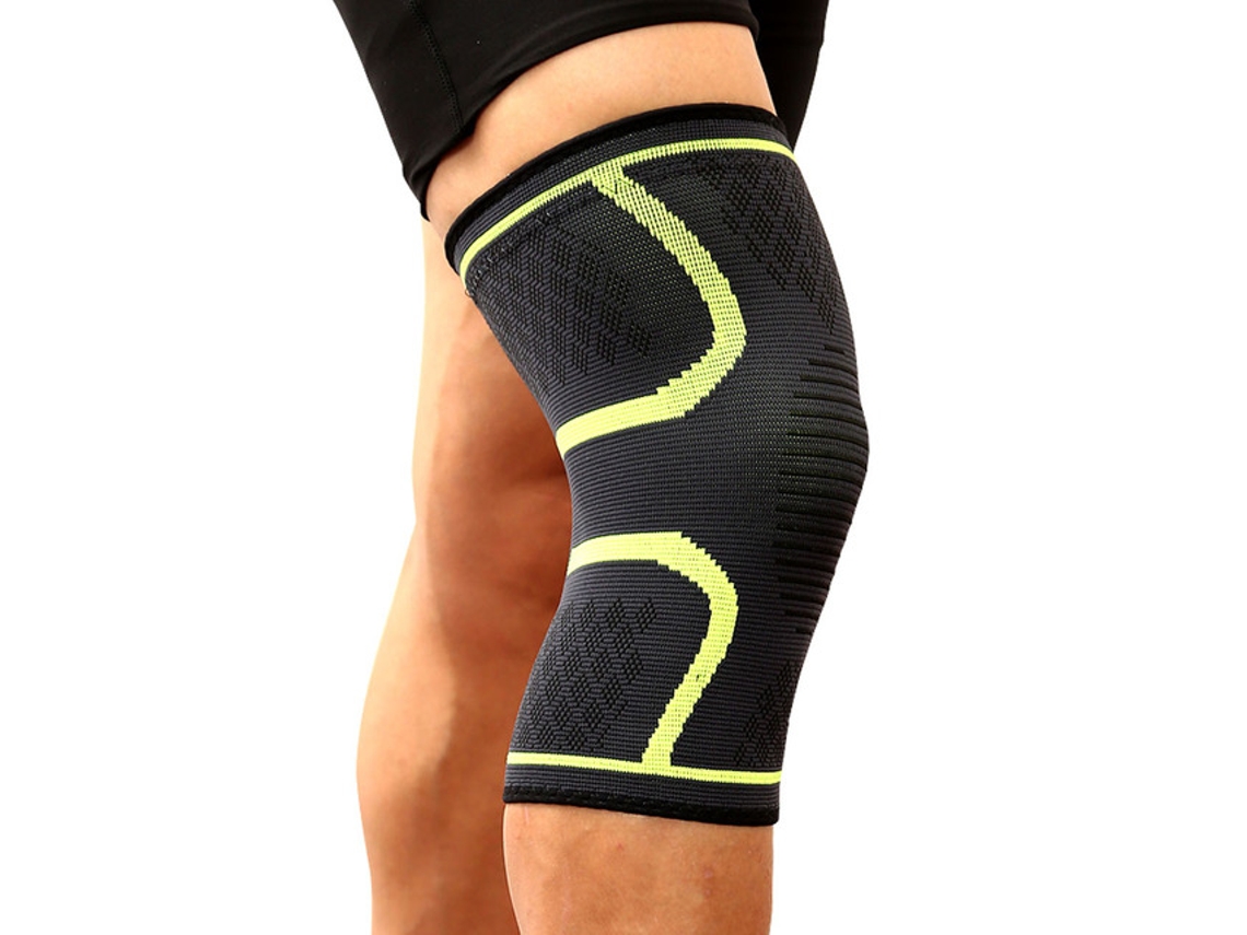 Peça De Joelheiras De Treinamento Para Corrida E Ciclismo, Joelheiras Esportivas Verdes Aquaforge