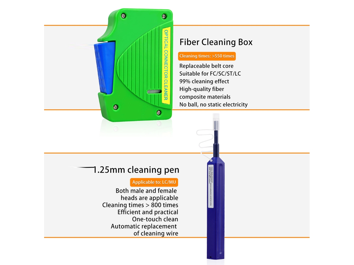 Kit Limpeza Fibra Óptica LAXISCREED