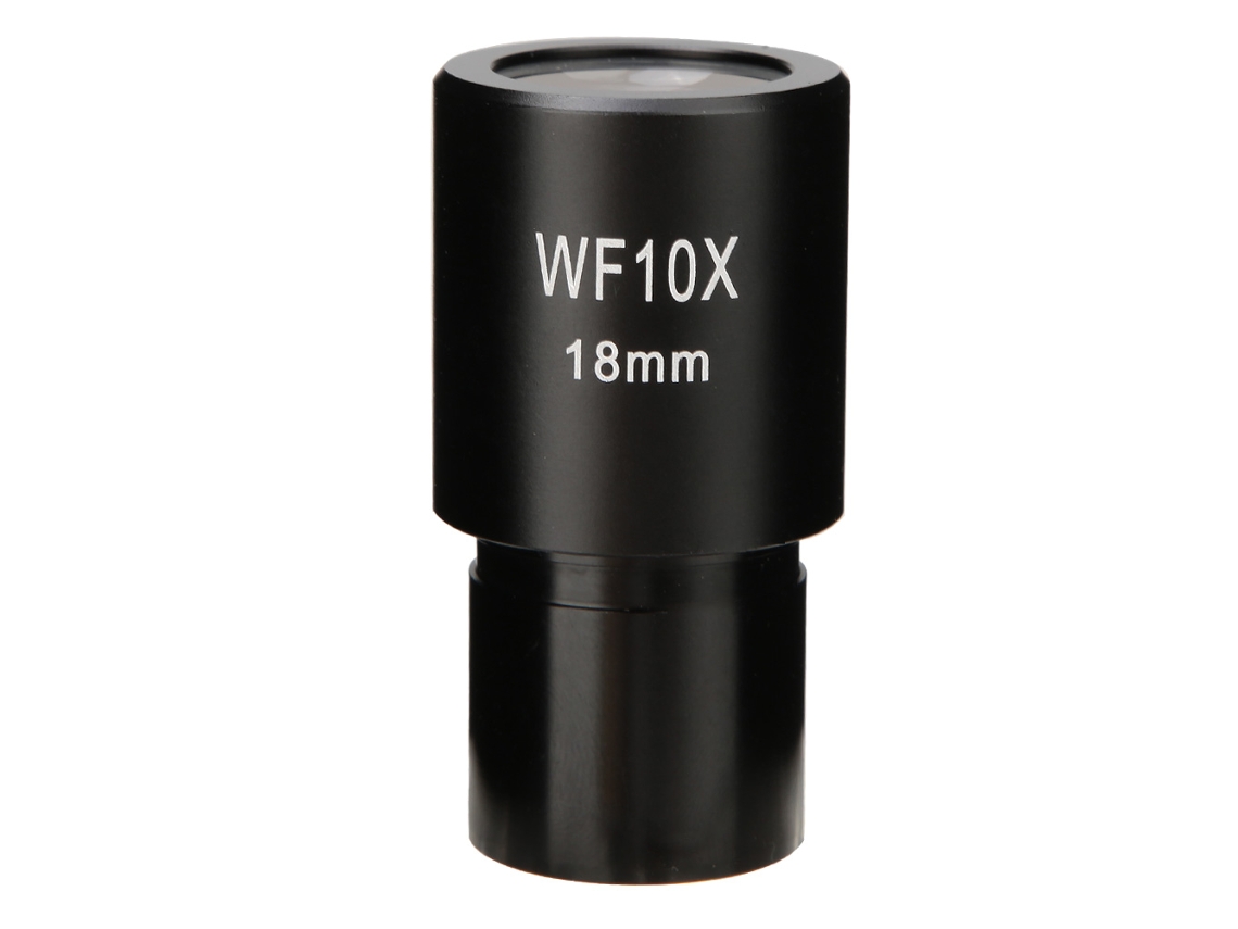 Ocular Microscópio Biológico Ângulo Amplo Wf10x com Réticulo 18mm Lente Óptica 23,2mm | S/MARCA