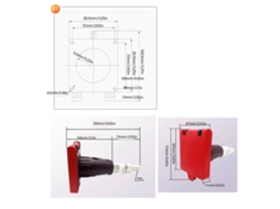 Conector Elétrico Industrial Ip67 Laxiscreed À Prova D'água, 630a De Alta Corrente