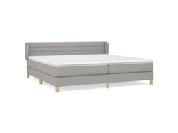 Box Spring Bed, Box Spring Beds Vidaxl Cinzeto Tecido (200 X 200 Cm)