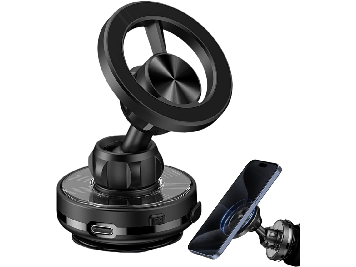Suporte Magnético Para Celular Com Ventosa Para Carro.