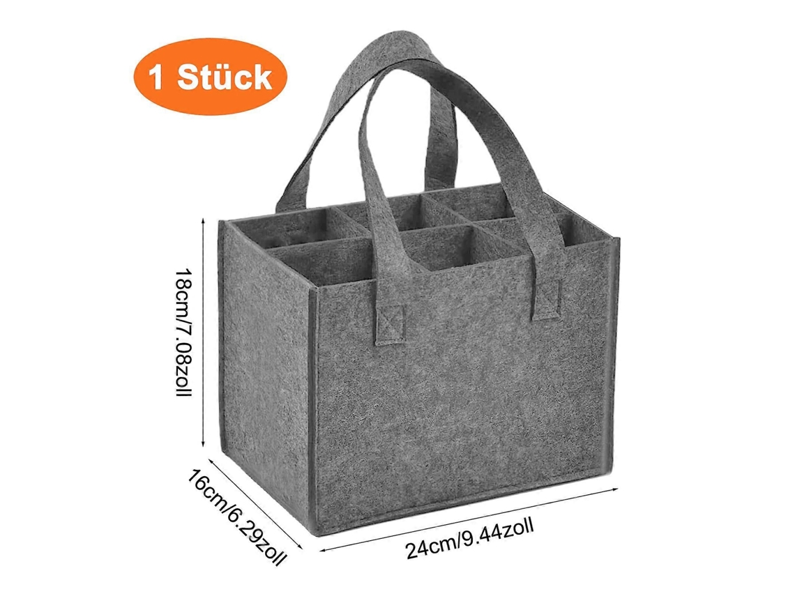 Bolsa De Transporte De Vinho Resistente, Portátil, Reutilizável, Para Armazenamento De Vinhos E Compras, Design Durável E Dobrável Para Fácil Arm