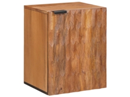 Vidaxl Armário De Banheiro Suspenso Com Porta Castanho 38 X 33 X 48 Cm