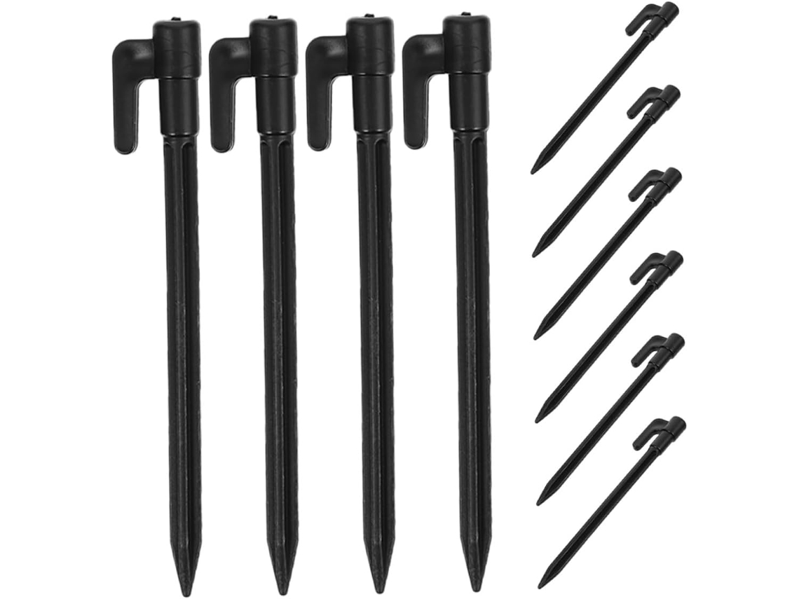 Estacas De Plástico Para Barraca De Camping, Para Camping E Trilhas
