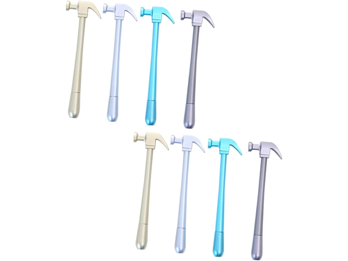 Conjunto De 8 Canetas Em Gel Com Ponta Formato Martelo, Ideais Para