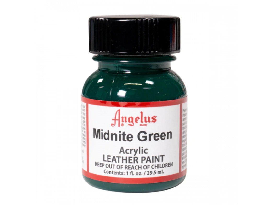 Tinta Couro e pele sintética Angelus 29,5 Ml (Verde Meia-noite 052)