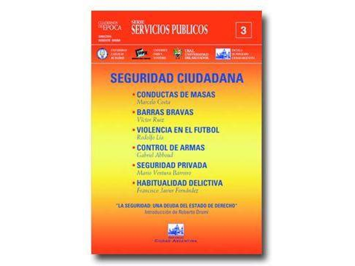 Livro Seguridad Ciudadana de Marcelo Et Al Costa (Espanhol)