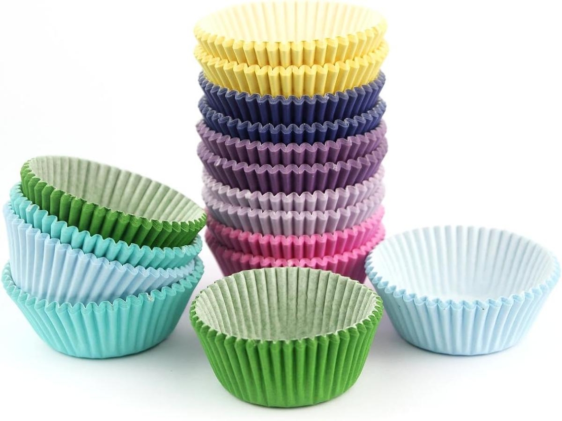 Formas para muffins Lurelia, 400 unidades, para muffins e cupcakes.