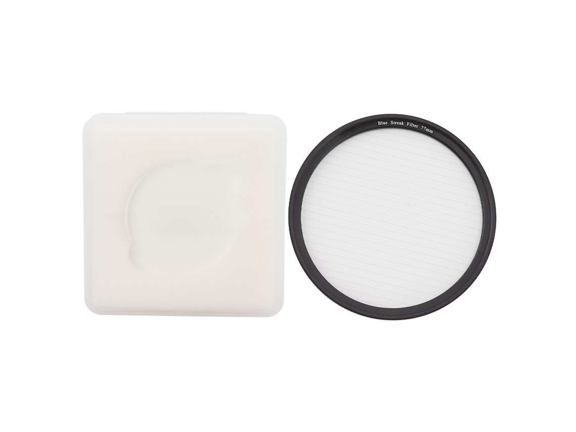 Filtro De Efectos Especiales Blue Streak Para Cámara Micro Single Lente De Vidrio Óptico 77mm Para Disparos Nocturnos