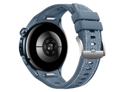 Pulseira de Couro e Silicone para Huawei Watch 5 42mm azul claro HEXINYIGJLY
