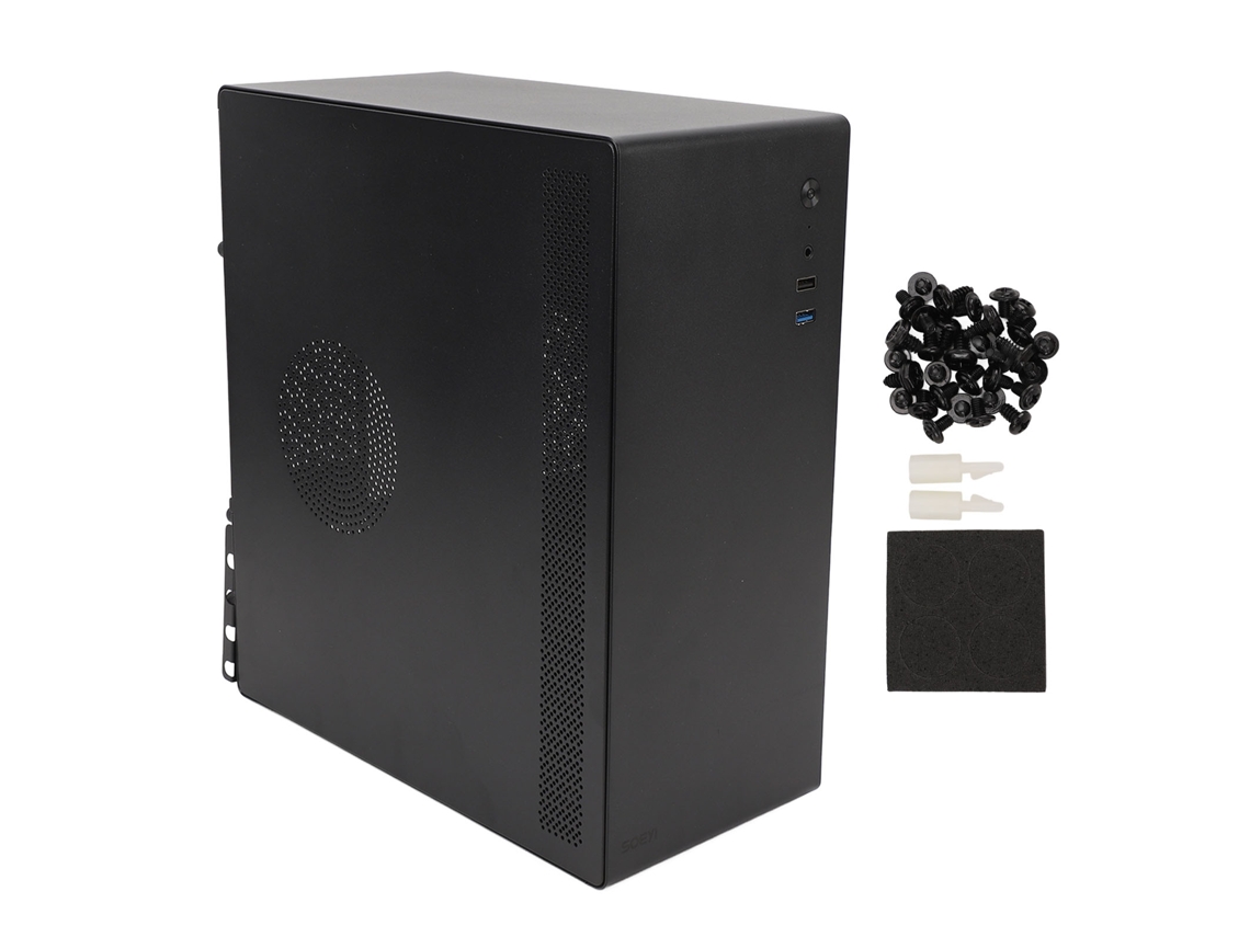 Gabinete De Computador Desktop De Metal Com Layout Espacial Fino Gabinete De Pc Gamer Para Escritório Em Casa