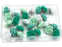 Conjunto De 30 Tachinhas Decorativas Fofas E Genéricas Com Estojo
