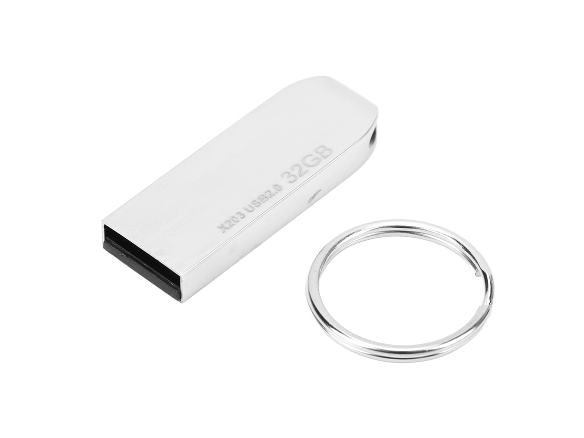 X203 Usb Flash Drive Portable Usb2.0 Zinc Alloy Usb Pendrive For Laptop Tablet Work Daily 32gb LAXISCREED