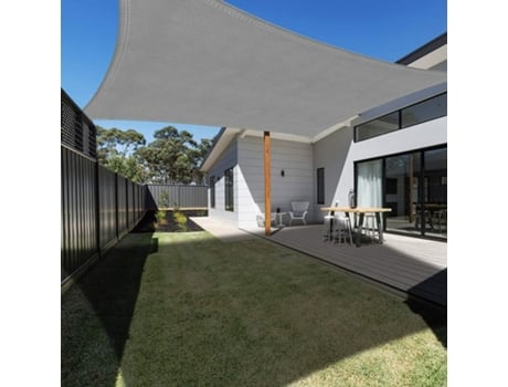 Toldo Vela De Sombra 3 X 6 M Toldo Exterior Impermeável Y Anti Uv Para Jardín Y Terraza Hdd