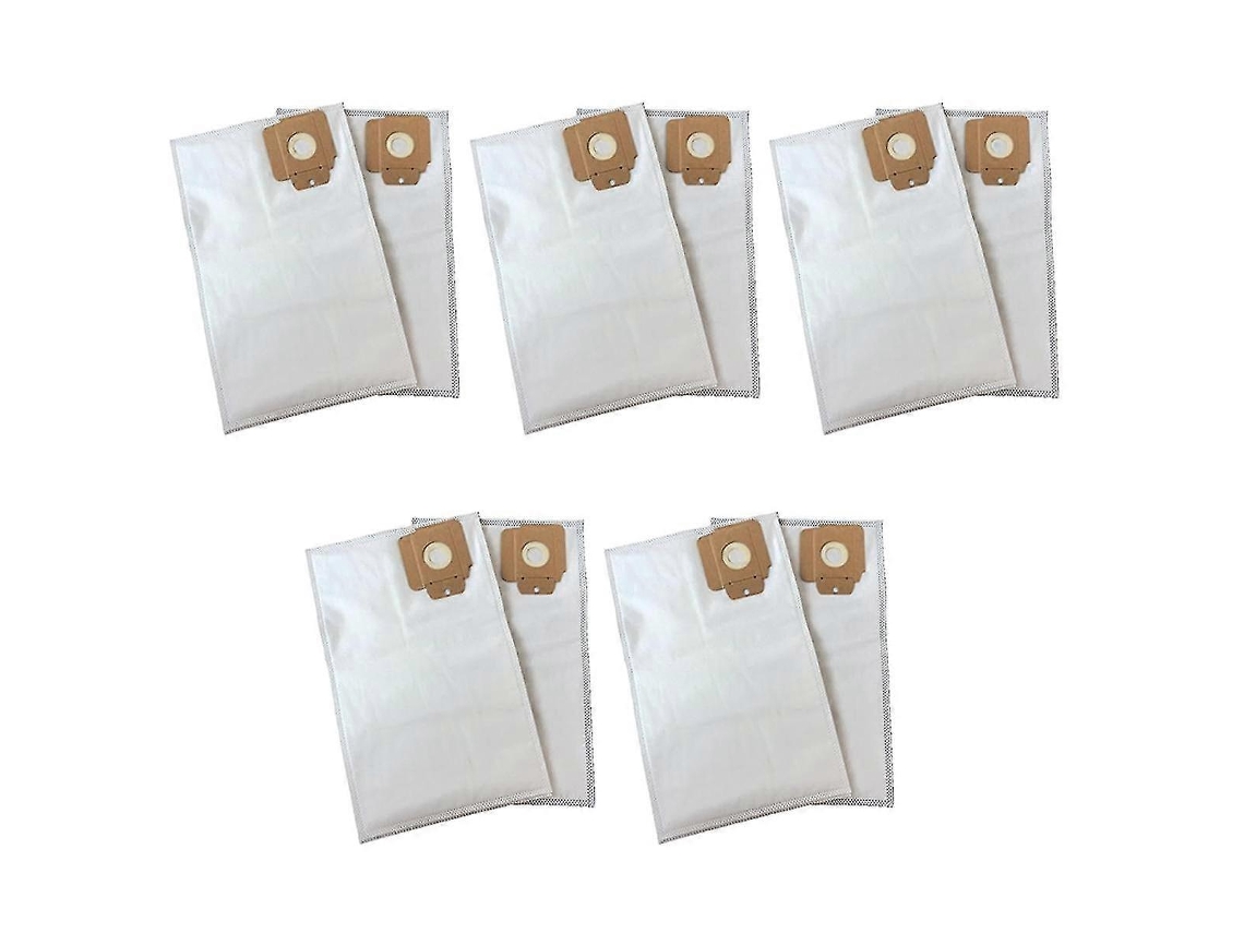 Saco De Filtro De Pano Sintético Para Aspirador De Pó 10 Peças Compatível Com Cv30/1 Cv38/1 Cv48/2 Nss