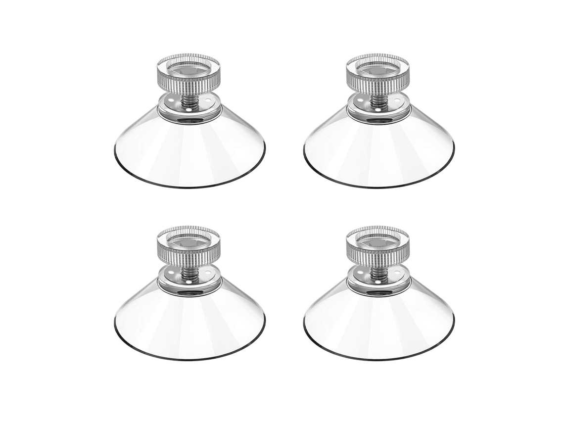 Parafusos Com Ventosa, Ventosas Roscadas Transparentes M4