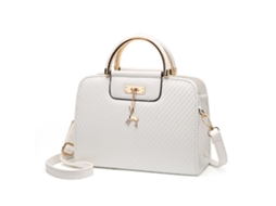 Bolsa Feminina 2026, Pingente de Cervo Ondulado, Bolsa de Ombro, Bolsa Transversal branco YUNZII