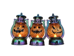 Laxiscreed Abóboras De Halloween Com Luz Para Crianças, Decoração De Terror E Atmosfera Assustadora