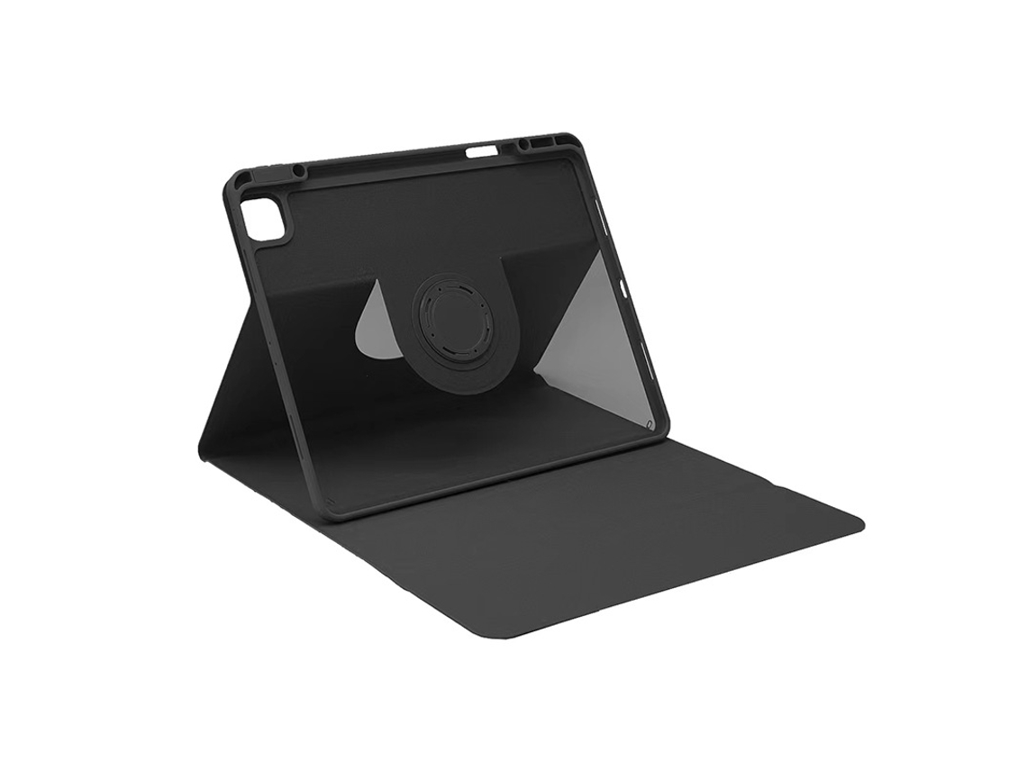 Capa Protetora Magnética Removível Em Acrílico Preto Texturizado, Simples, Para Ipad Air 1/2/pro 9.7 2017/2018. Yunzii