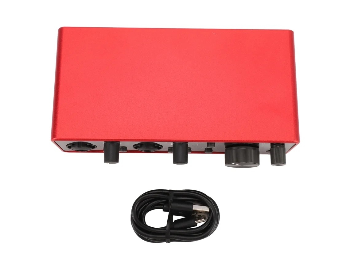 Usb Audio Interface For Recording And Live Streaming.