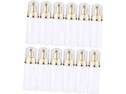De 12 Frascos Com Bomba Dosadora Recarregáveis Para Viagem, Frascos De Espuma De Pet Duráveis Para Cuidados Com A Pele.