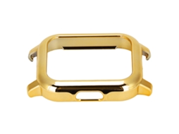 Aetheria capa Protetora Pc para Relógio Inteligente Xiaomi Haylou Solar Ls02 Frame Anti queda Dourado Luxury