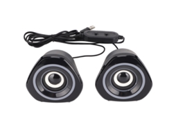 Caixa de Som Usb Subwoofer Mini Led LAXISCREED