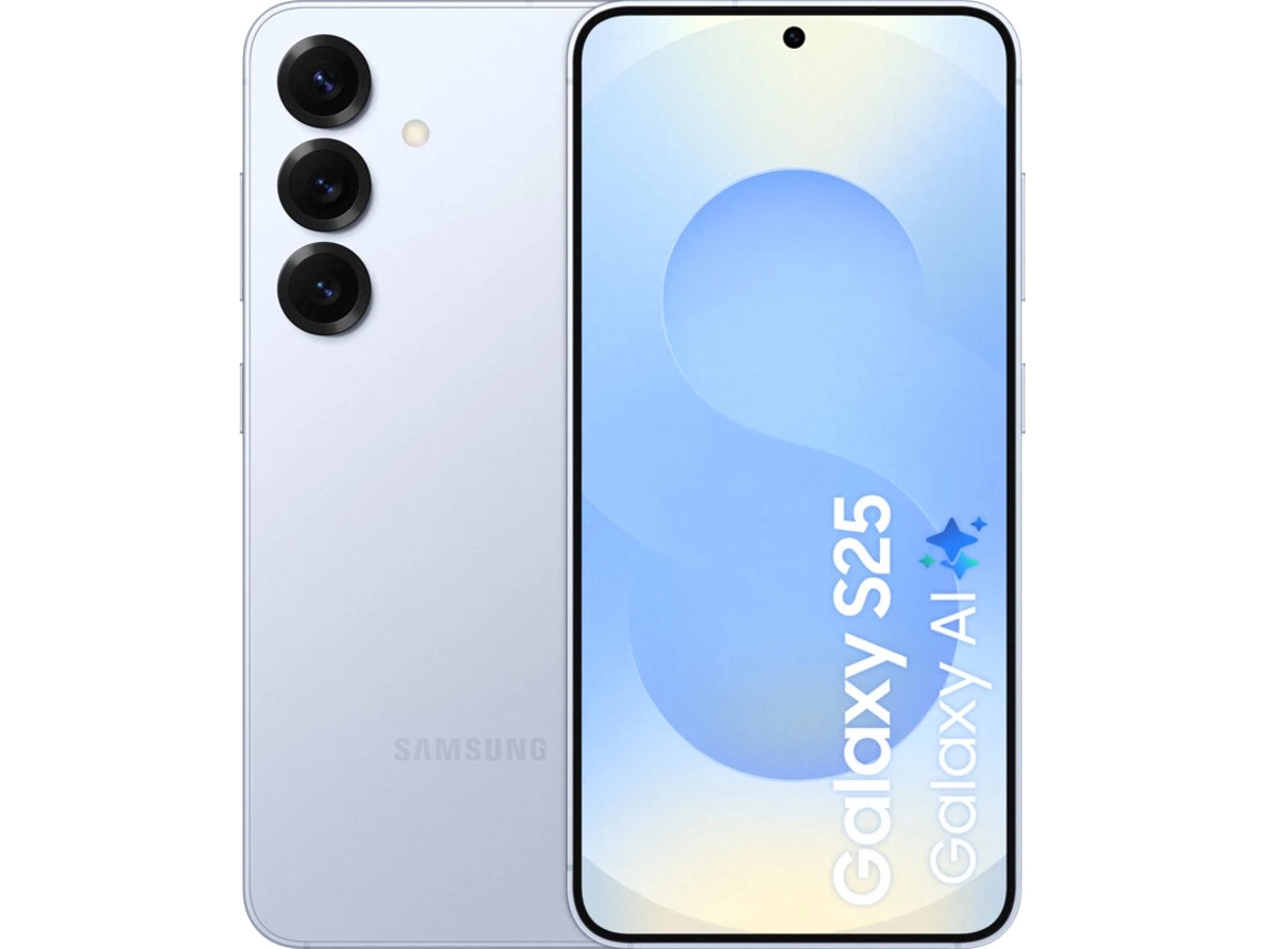 Pack Smartphone SAMSUNG Galaxy S25 128gb Light Blue (azul Claro) + Carregador - Recondicionado Como Novo