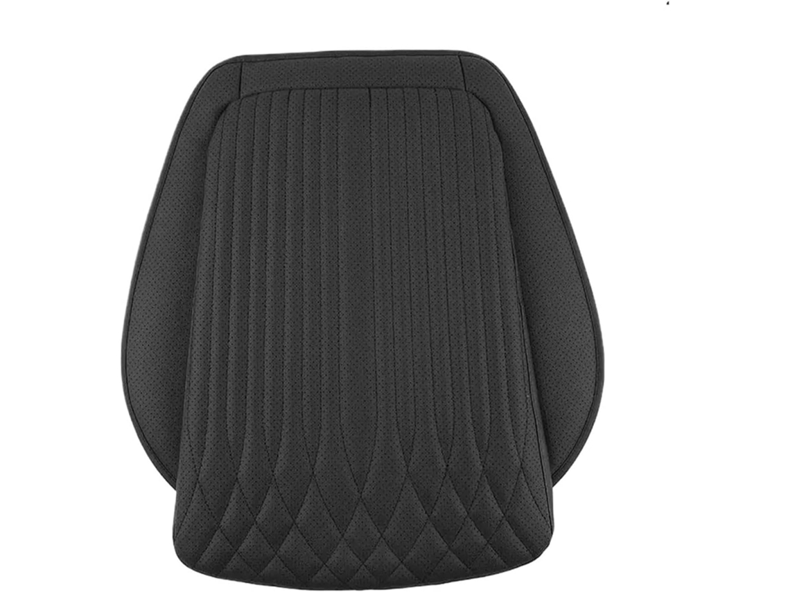 Almofada De Assento Carro Respirável 54cm Suporte Antiderrapante Couro Luxo Para Veículos Universais A