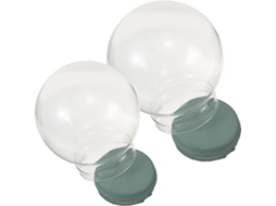 Globo de Neve Natalino Feito Vidro com Base Estável e Cúpula Transparente, Ideal para Decoração CHABERLU