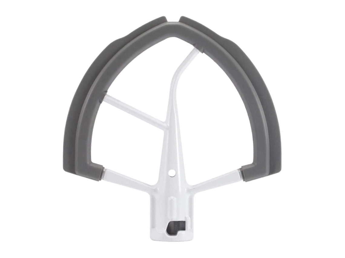 Batedor De Silicone Com Borda Flexível De 6 Litros E Raspador De Tigela Para Batedeira Kitchenaid. Ideal Para Misturar Massa.