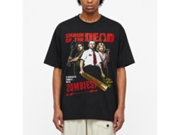 Rockinstone Shaun Of The Dead Movie Romantic Comedy Black Adult T-shirt Size:s