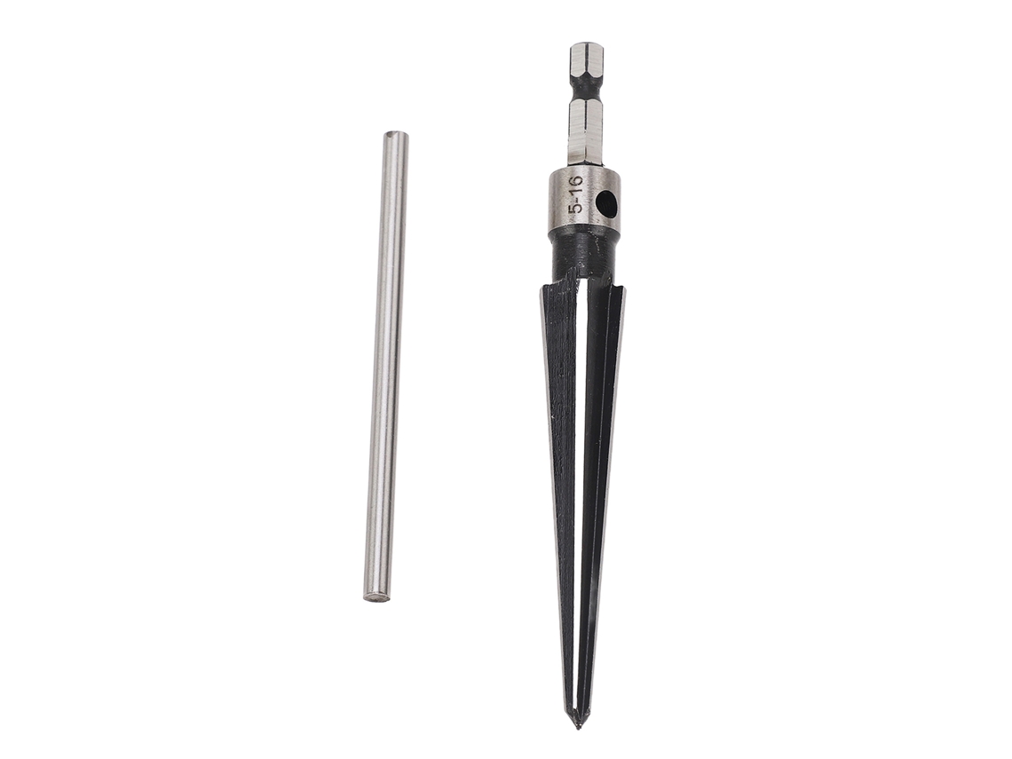 Fresa Cônica De 6 Canais Com Cabo Em T E Pino Hexagonal Para Madeira 5‑16mm Ferramenta De Fresa Manual