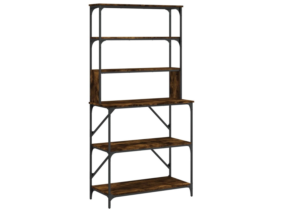 Baker's Rack, Baker's Racks Vidaxl Marrom Madeira Processada (n/a)