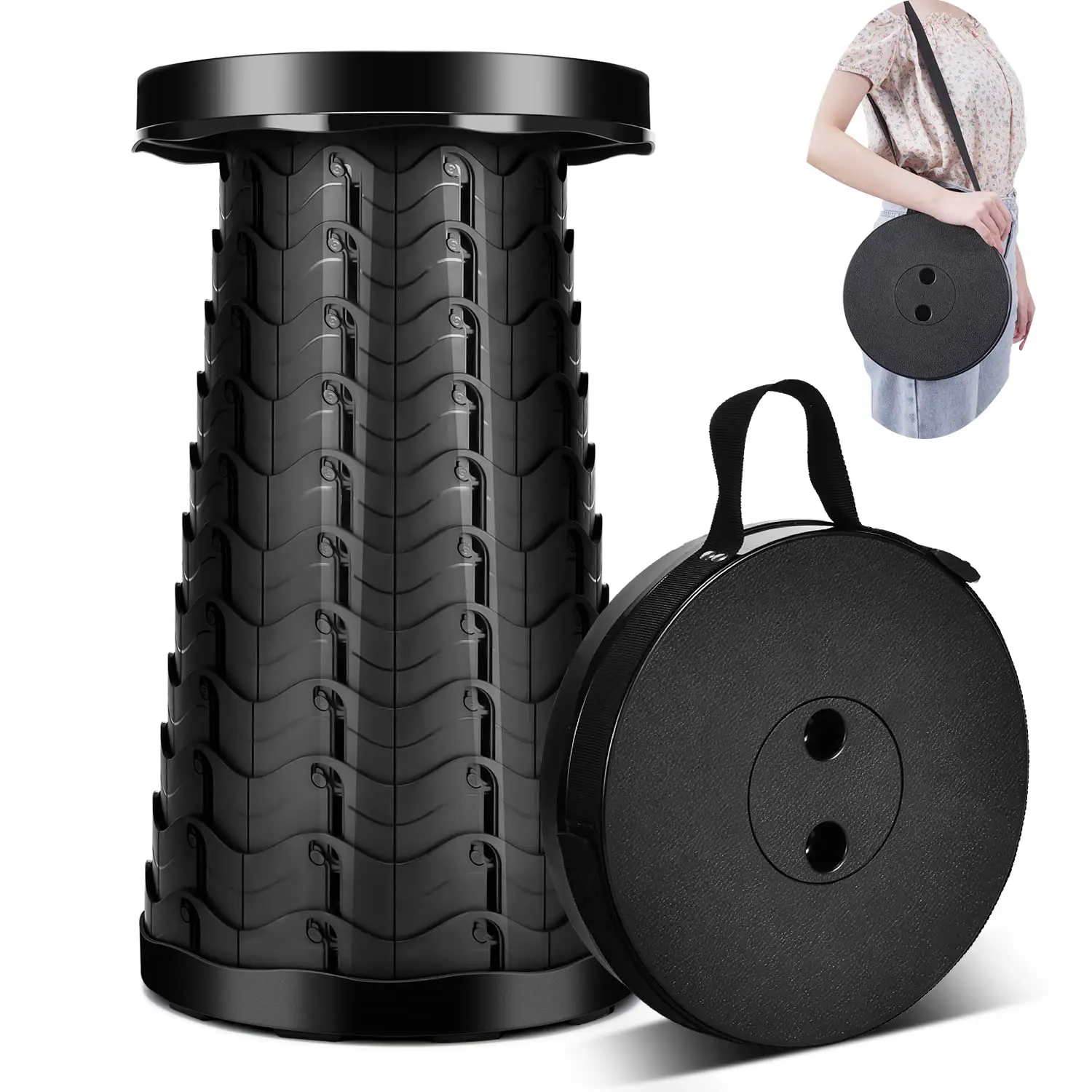 Suporte AQUAFORGE, para taças de vinho, com apoio de braço, aço, para piquenique